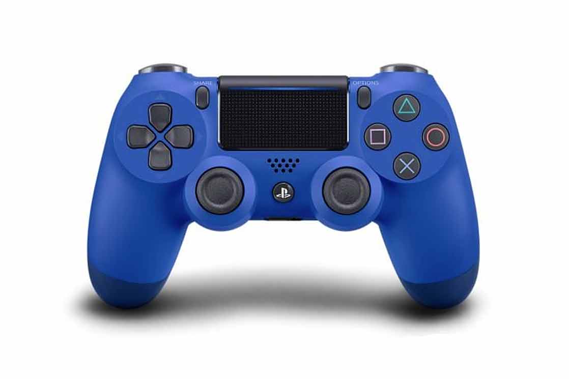 Modrý ovladač PlayStation