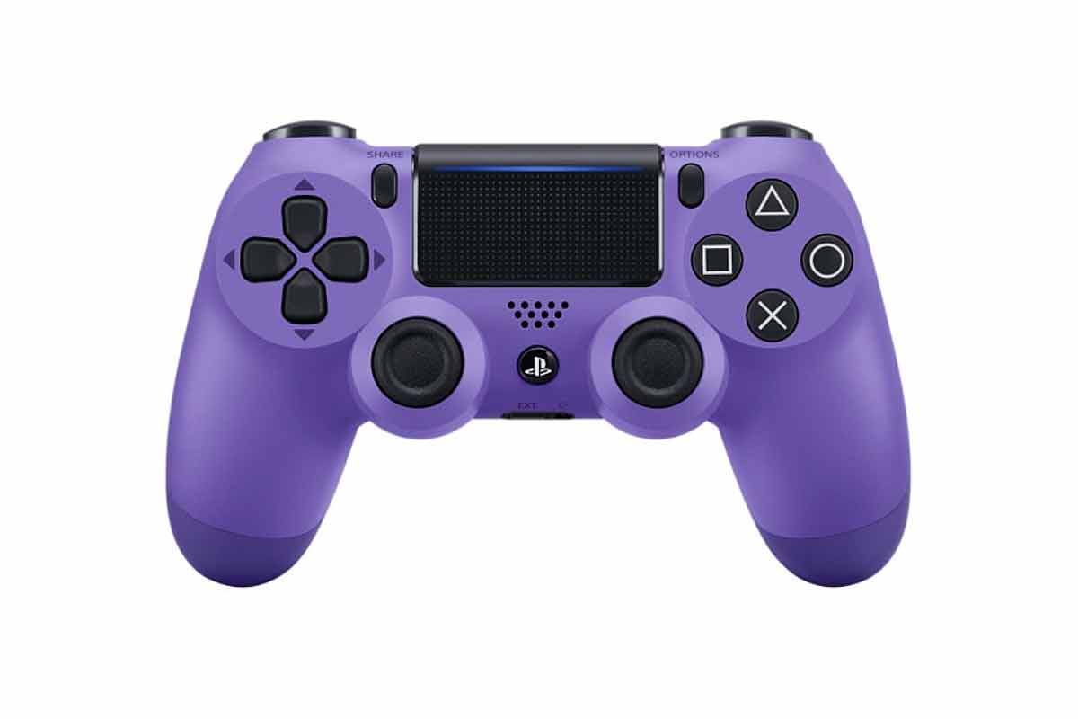 Fialový ovladač PS 4