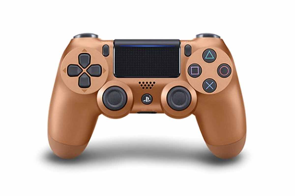 Ovladač PlayStation zlatý