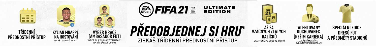 FIFA 21 bezplatný upgrade pro PS 5