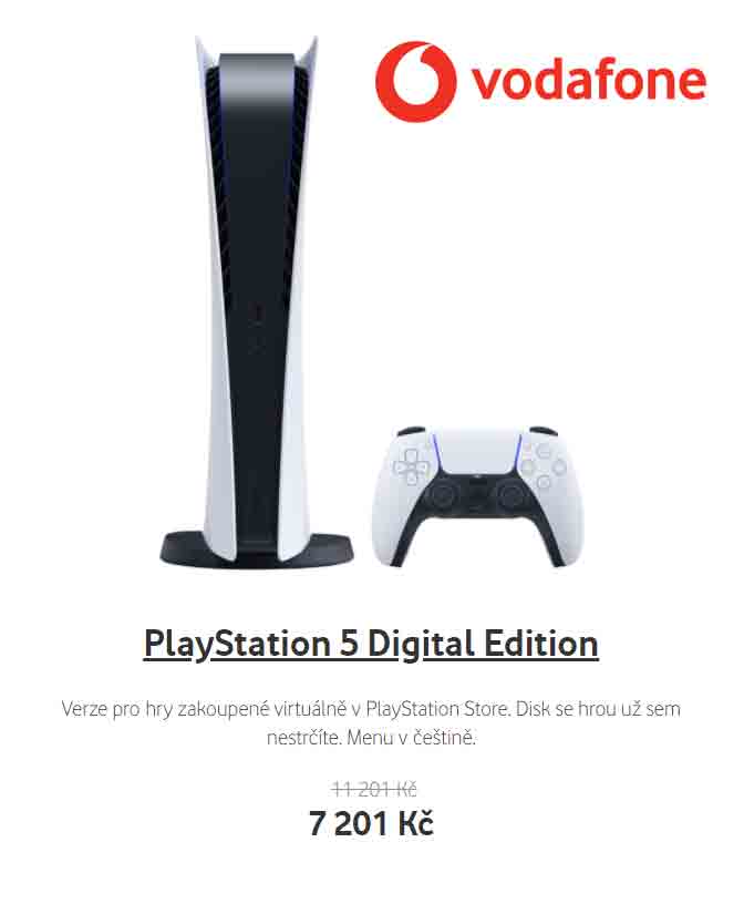 PlayStation 5 nejlevnější cena